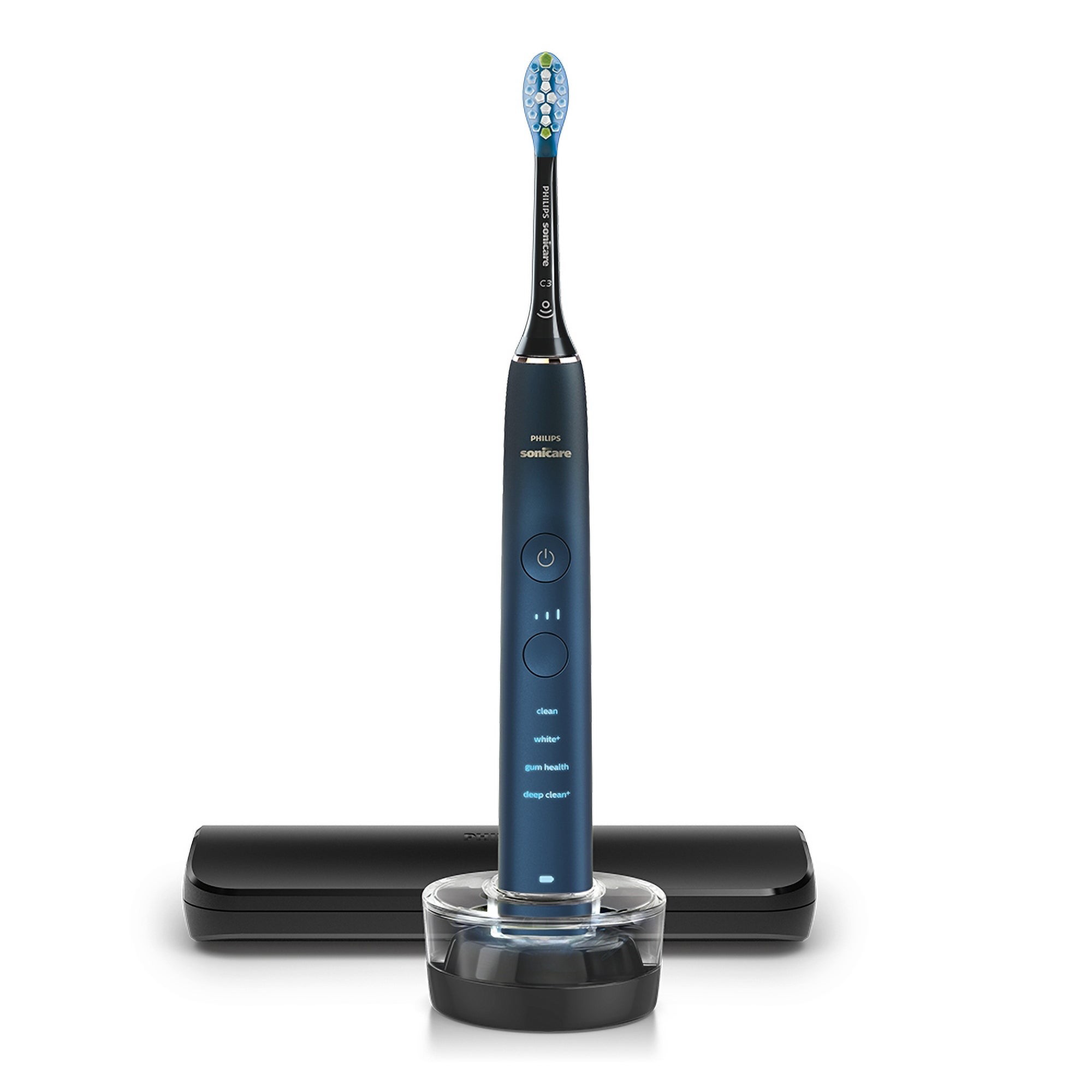 9000 Special Edition Rechargeable Power Toothbrush Blue Black