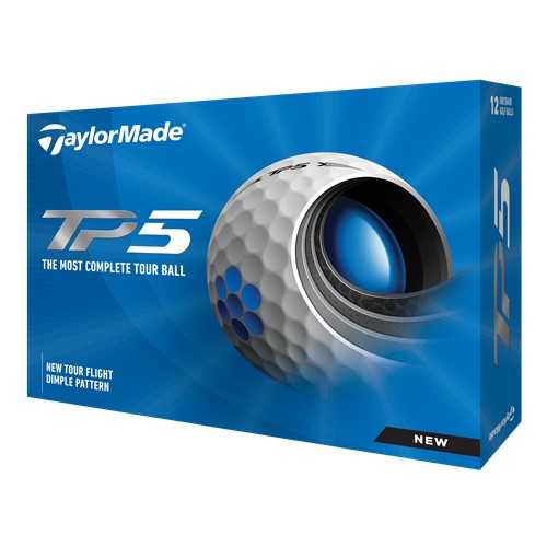TaylorMade TP5 Golf Balls White, 2021