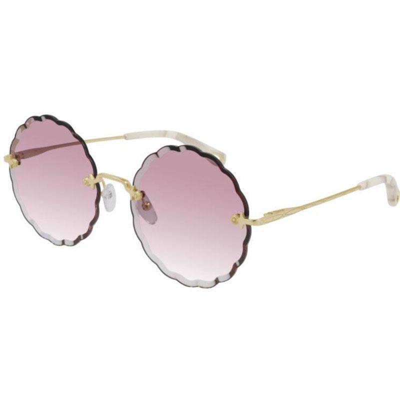Ladies Beveled Sunglasses - (Pink)