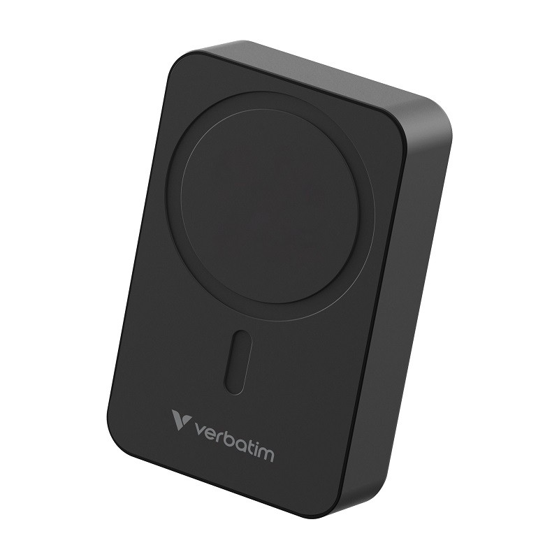 Charge 'n' Go Essential Magnetic Wireless Charging Power Bank 20,000 mAh - (Black)
