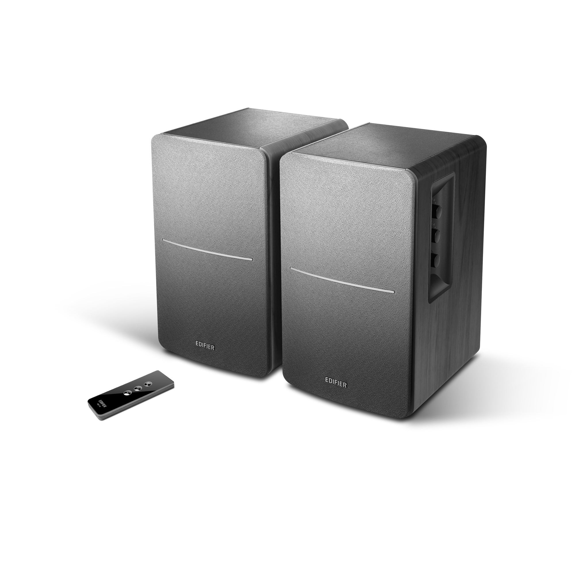 R1280T Powered Bookshelf Speakers - Set of 2 Black