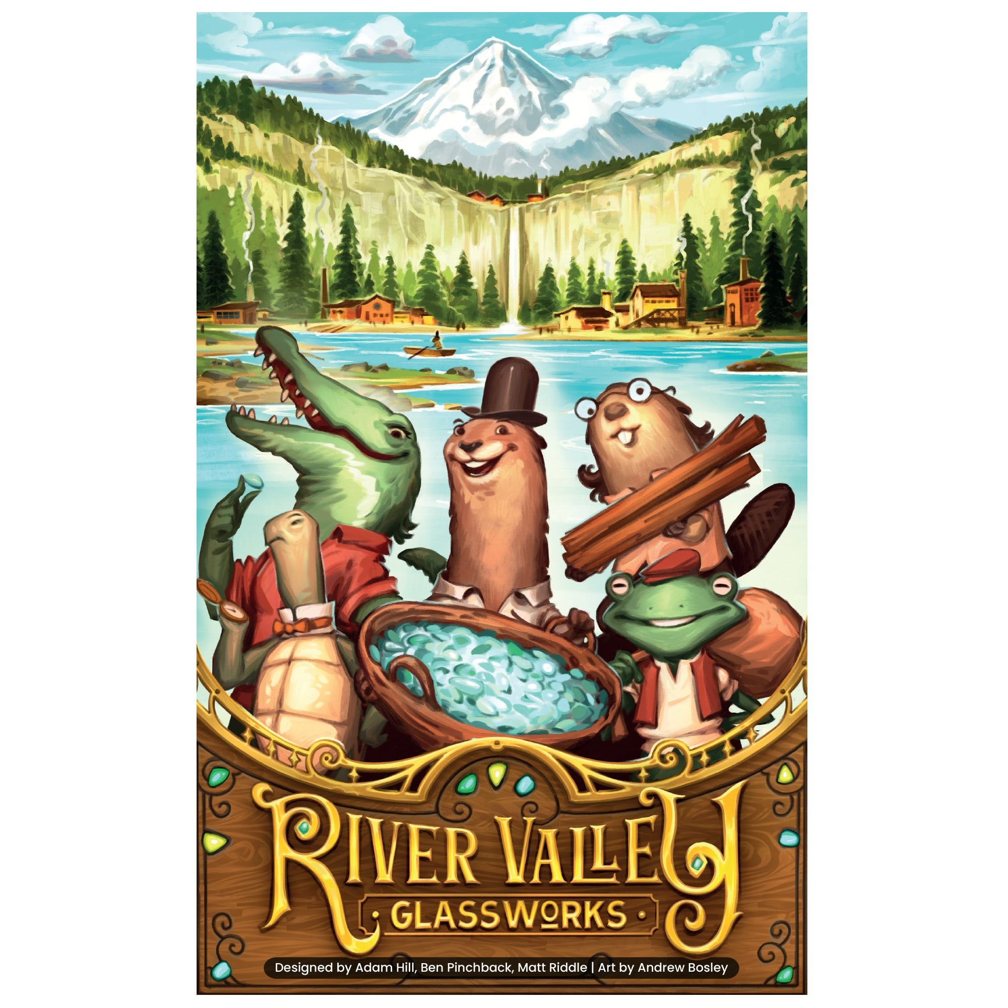 River Valley Glassworks Board Game Ages 8+ Years