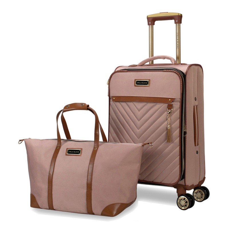 Belle 2-Piece Softside Carry-On and Tote Set