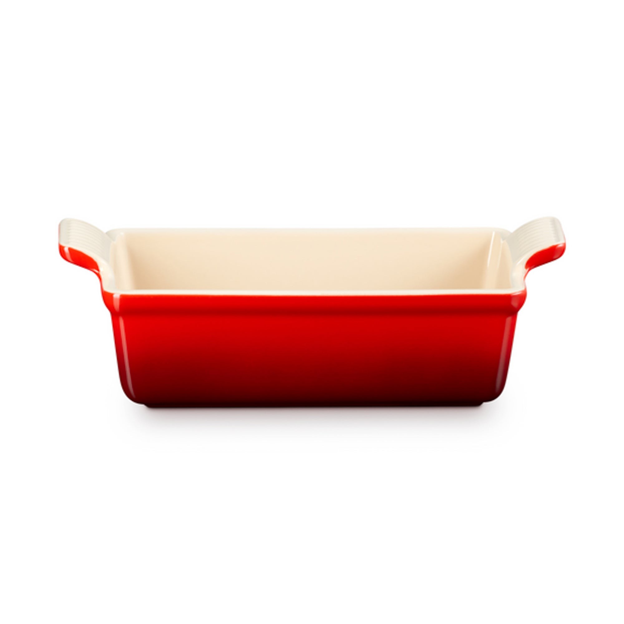 1.5qt Heritage Stoneware Loaf Pan Cerise