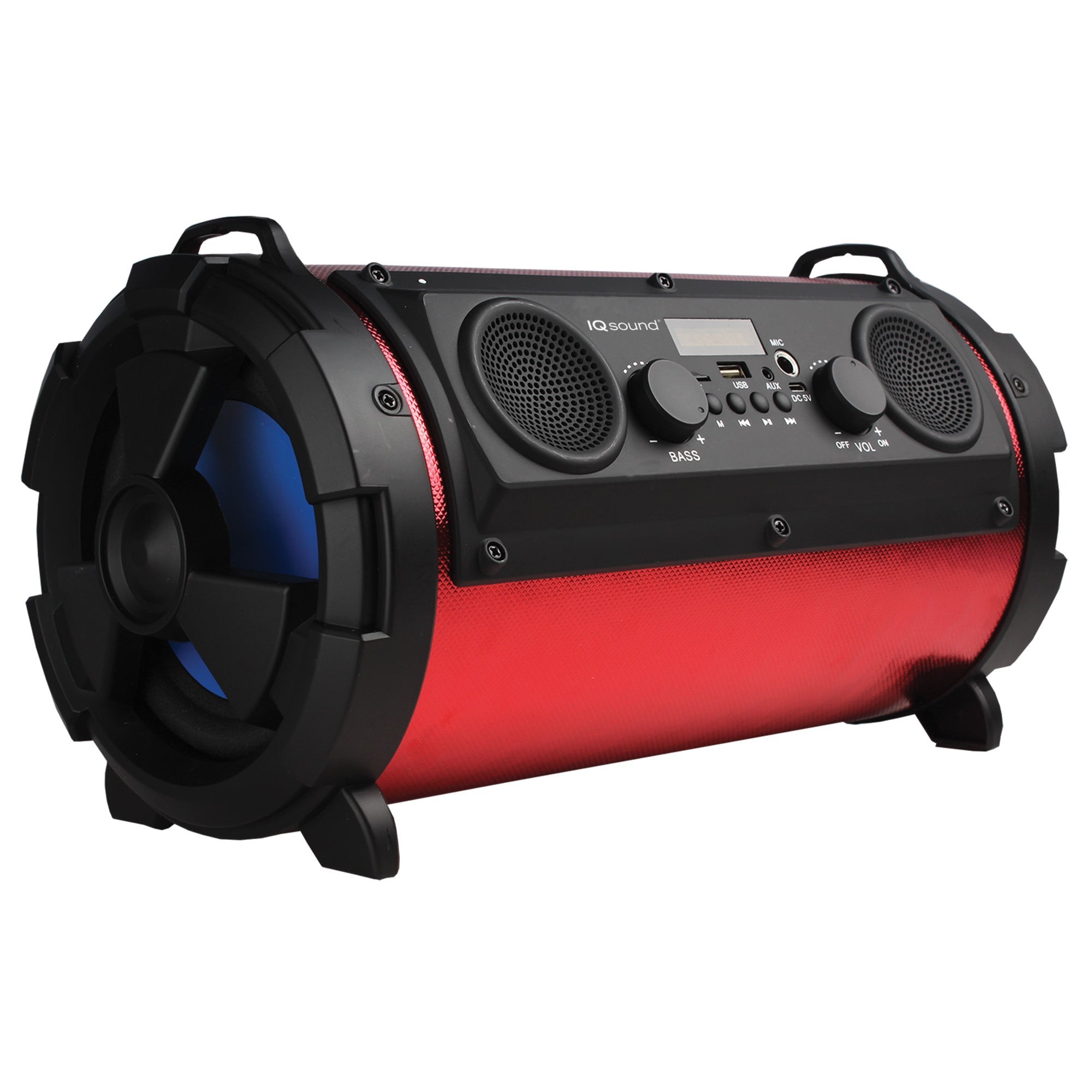 5" Wireless Bluetooth Bazooka Speaker Red