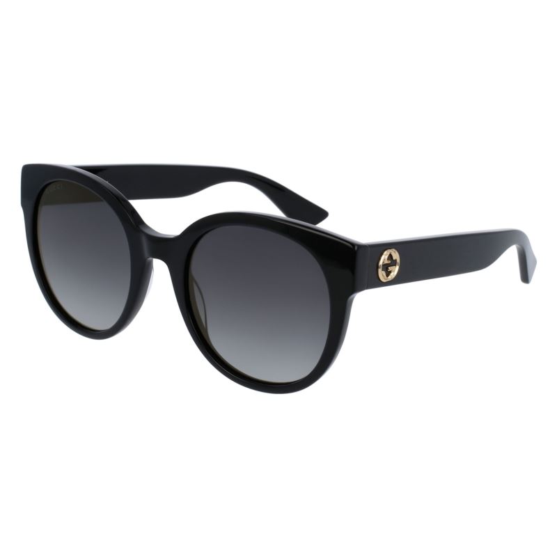 Ladies Oval Sunglasses - (Black)
