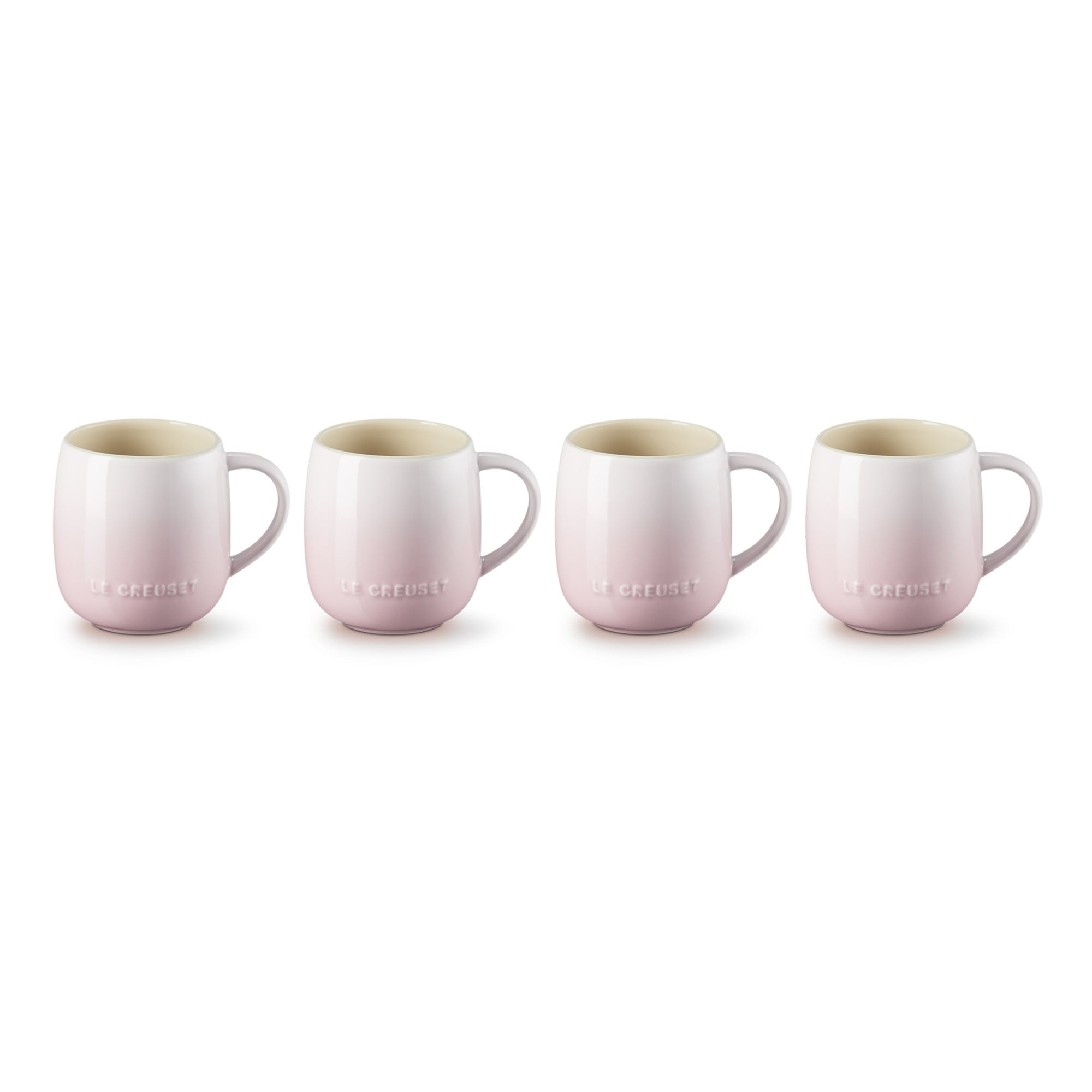 13oz Heritage Mugs - Set of 4 Shell Pink