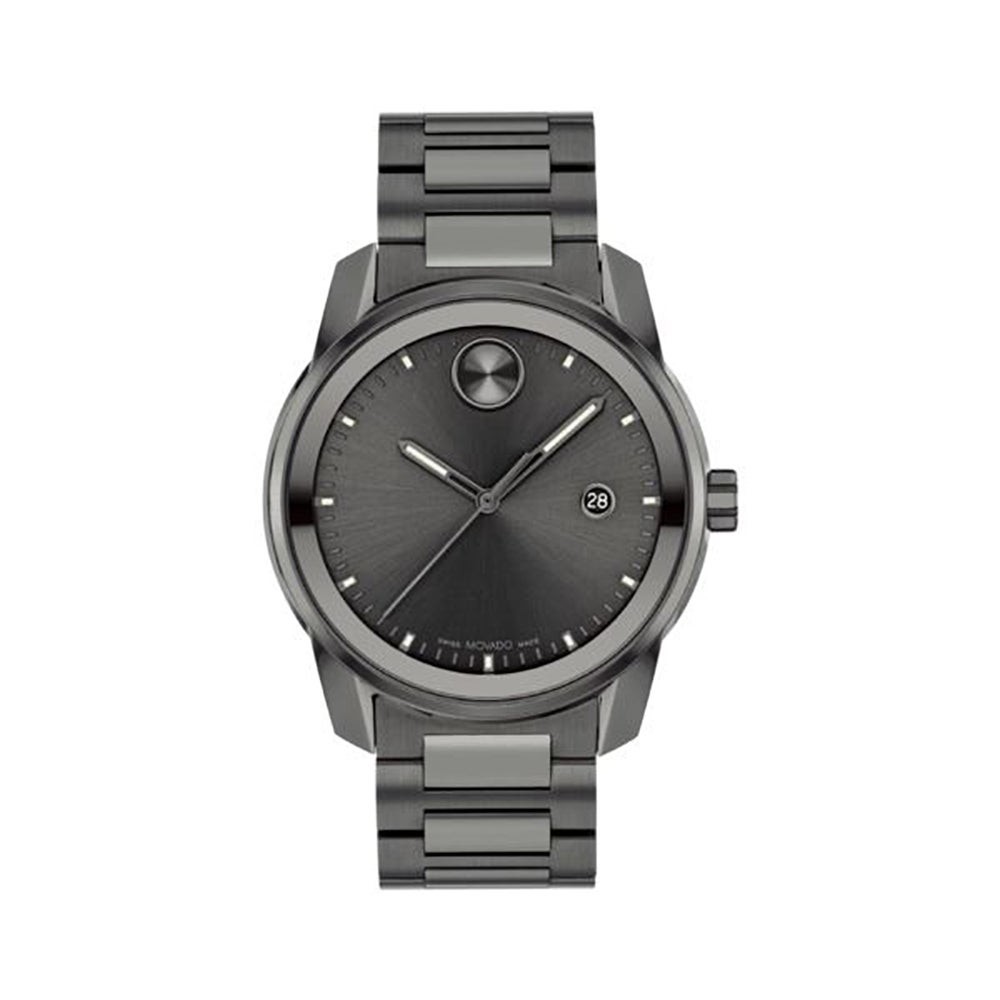 Mens BOLD Verso Gunmetal Ion-Plated Stainless Steel Watch Gunmetal Dial