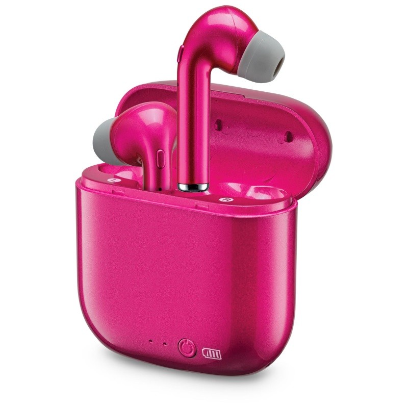 Sweatproof Truly Wireless Earbuds with Charging Case - (Pink)