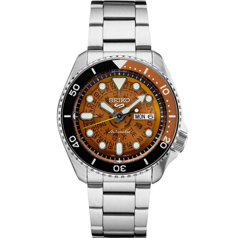 5 - Sports Stainless Steel Automatic Dial Rowing Blazers Limited Edition - (Orange)