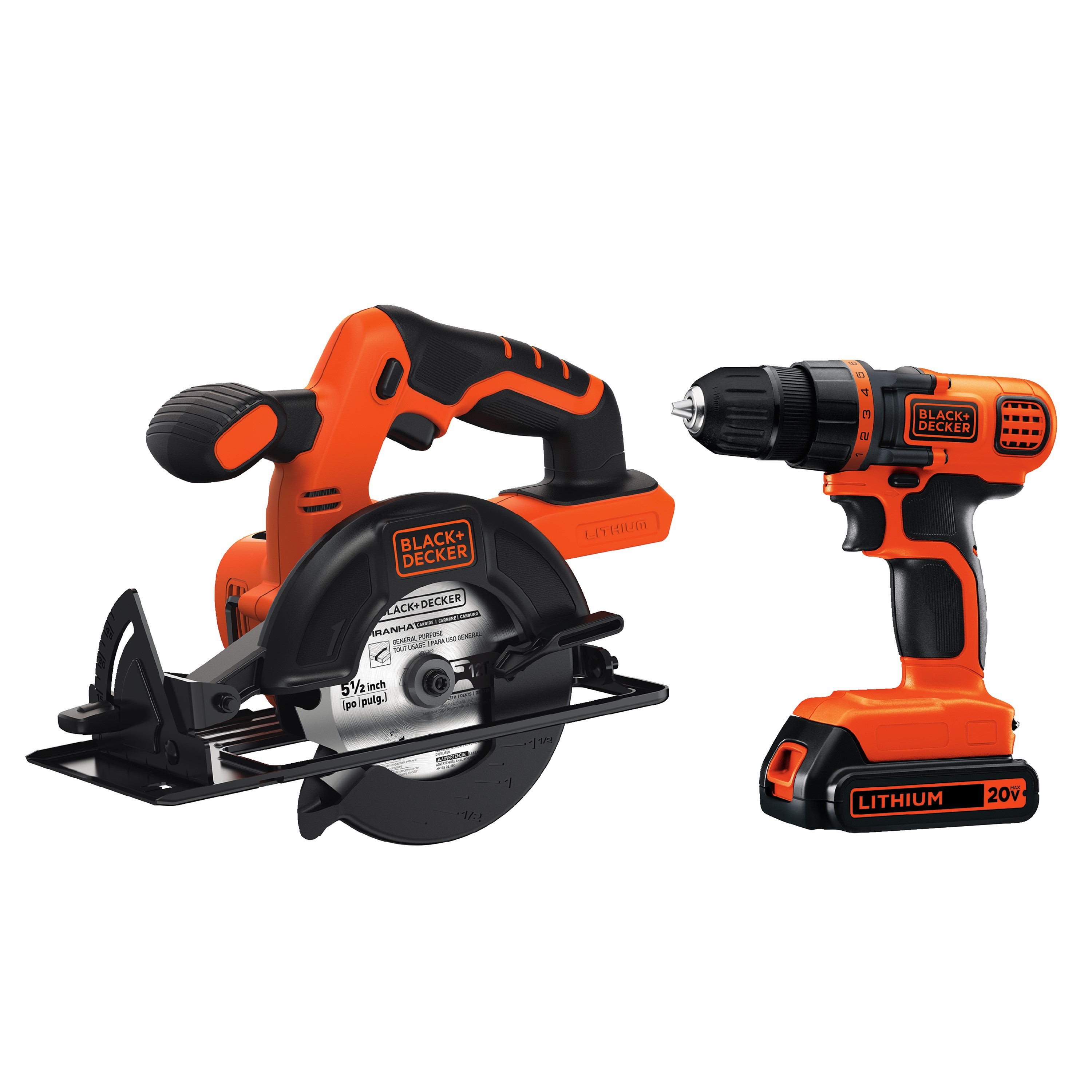 20V MAX Drill/Driver & Circular Saw Combo Kit