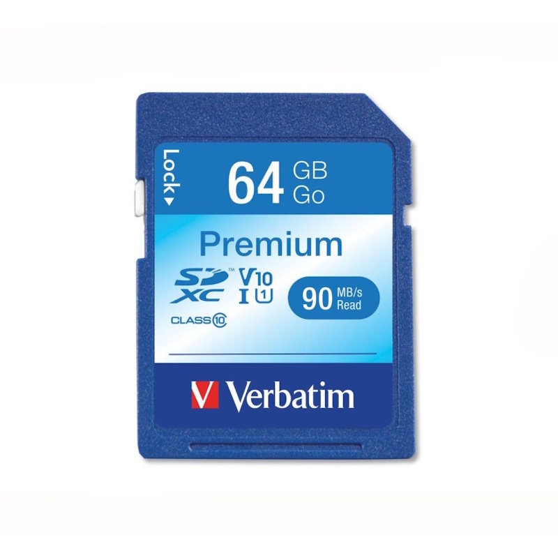 64GB Premium SDXC UHS-I Memory Card