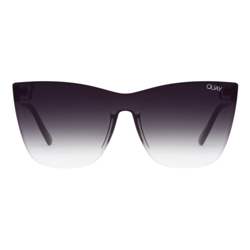 Quay Womens Come Thru Sunglasses Black/Fade Black/Fade