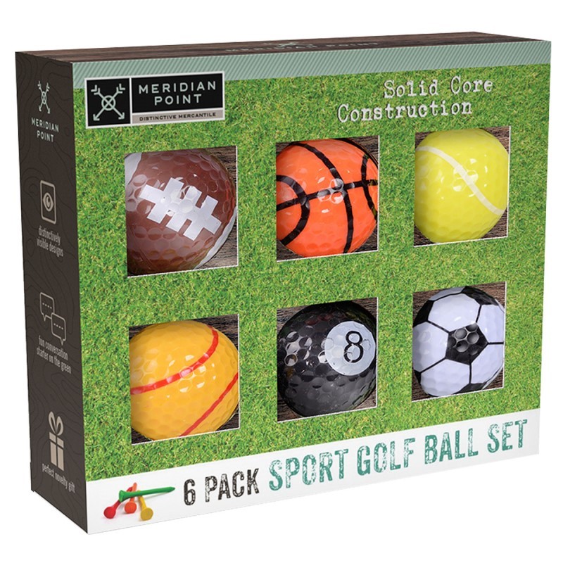 Sport Golf Balls - (6 Pack)