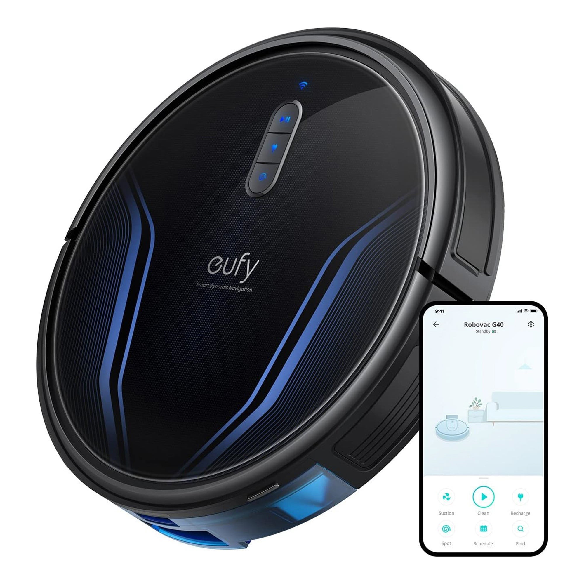 RoboVac G40 Wi-Fi Connected Robotic Vacuum