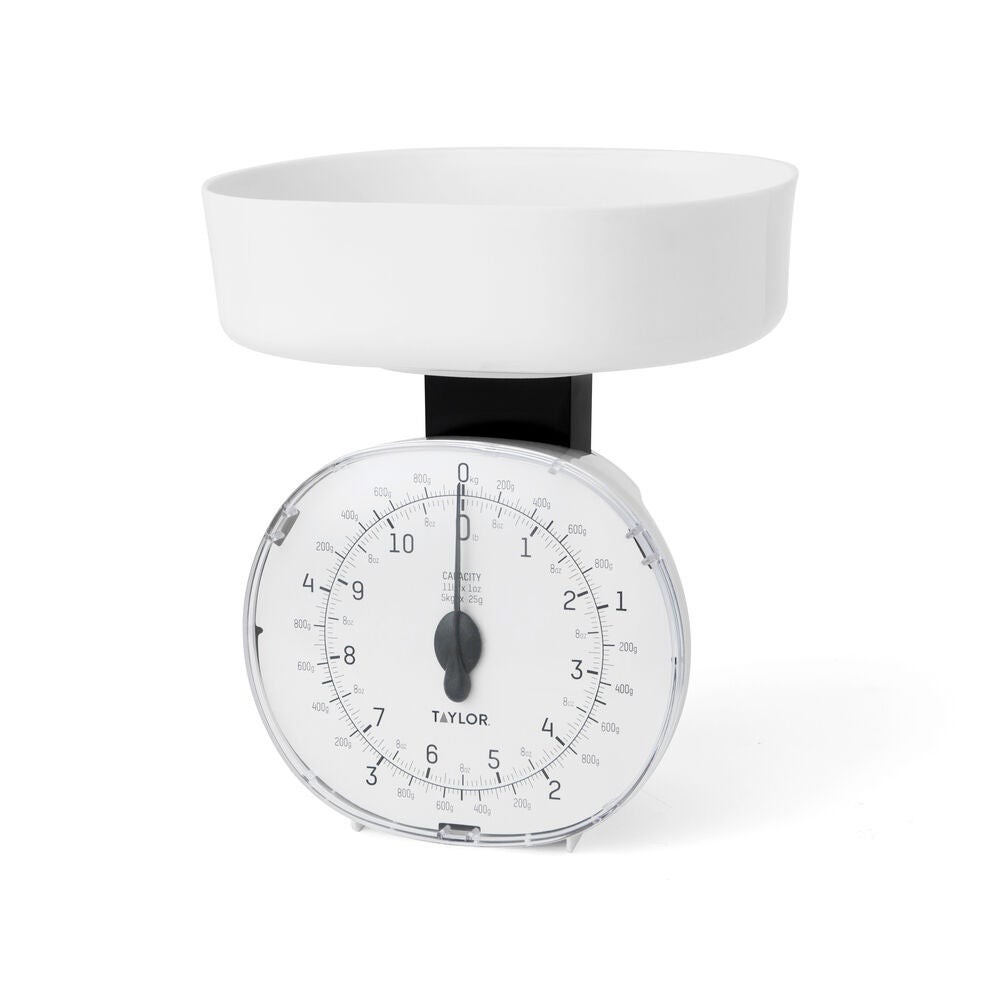 11lb Mechanical Food Scale White