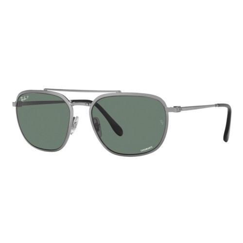 Ray-Ban Polarized RB3708 Chromance Sunglasses, Gunmetal/Polarized Grey Chromance, Size 59 Frame