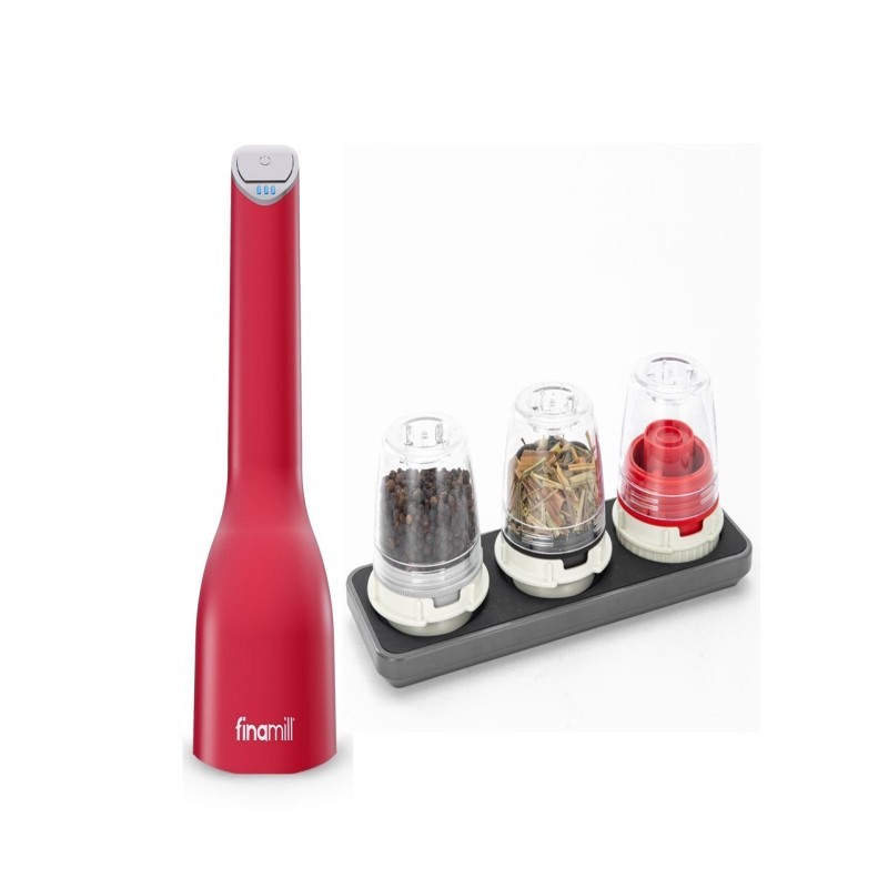 KIT -USB Recharge Grinder 2 ProPlus/GT With Tray - (Sangria)