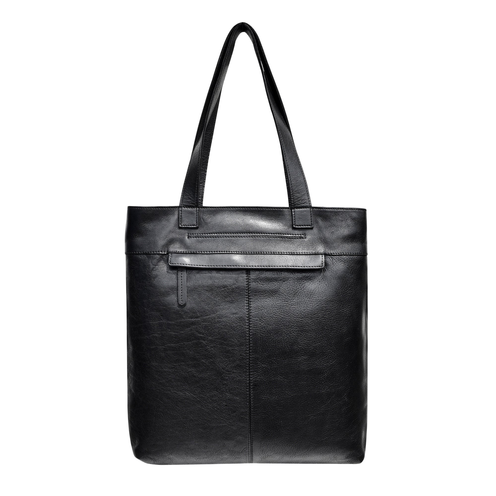 Larkspur Leather Tote Black