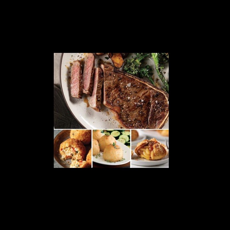Bone-In New York Strip Dinner for 2