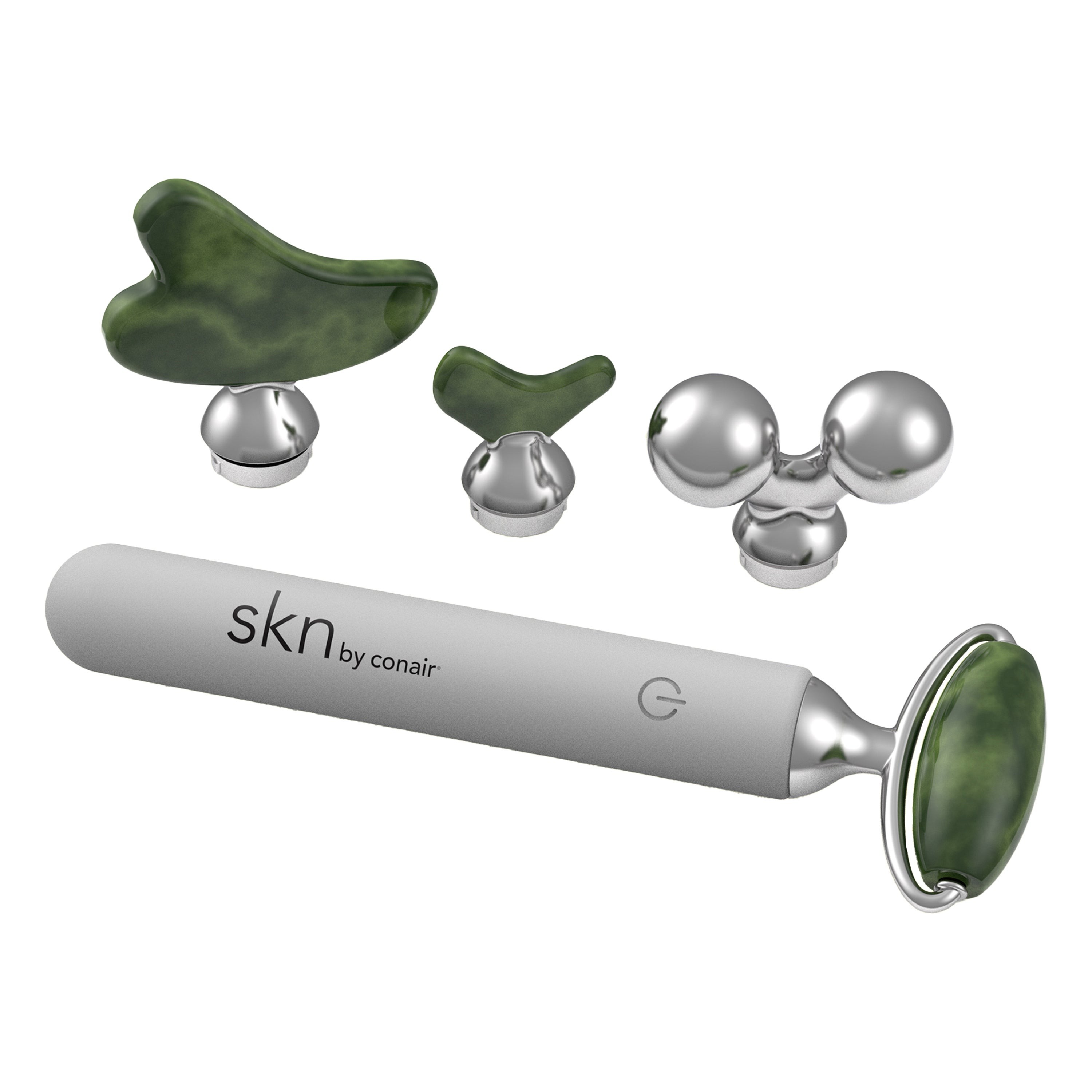 Jade Vibe Cooling and Vibrating Facial Roller Kit