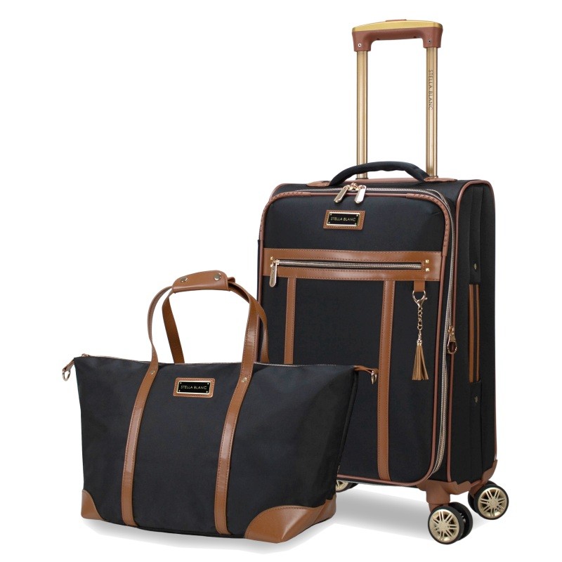 Luxe 2-Piece Softside Carry-On and Tote Set