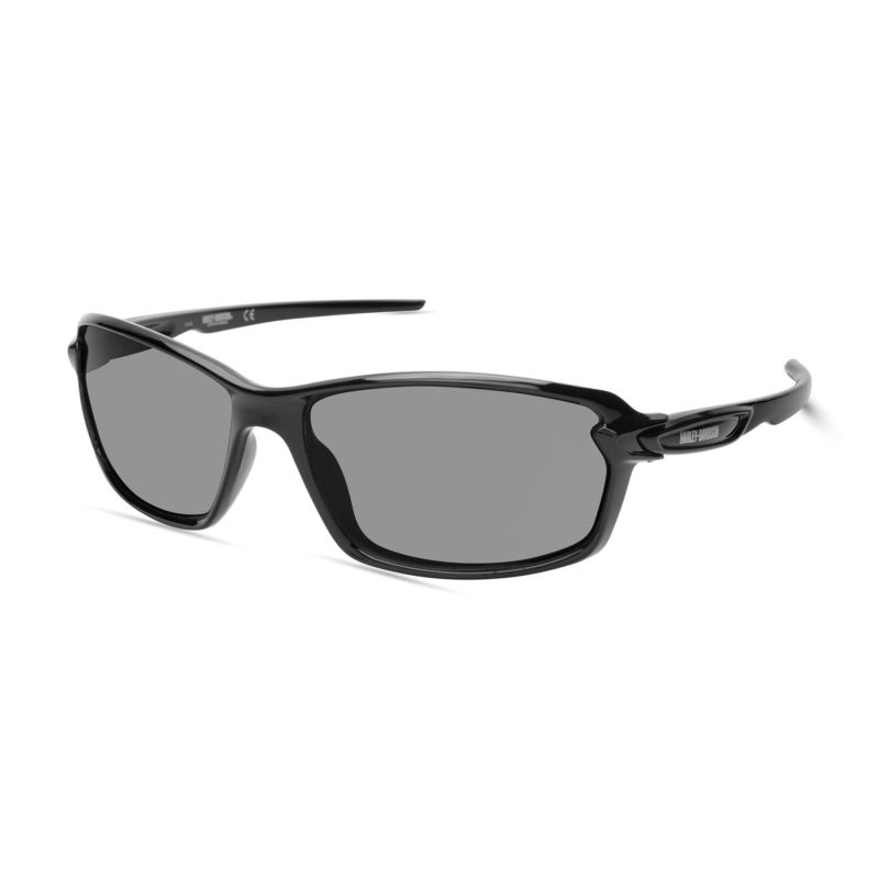 Mens Shiny Sunglasses - (Black Smoke)