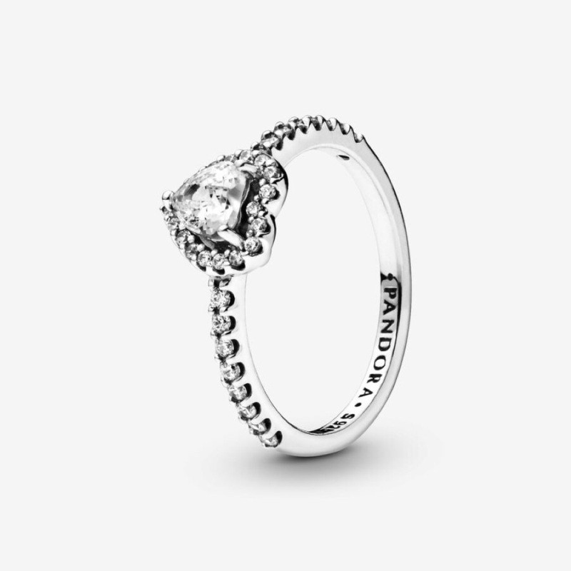 Elevated Heart Ring, Size 9