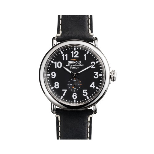 Shinola The Runwell Leather Strap Watch