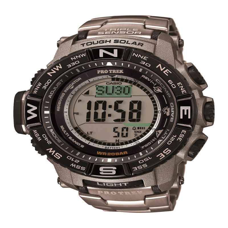 Professional Trek Solar Watch - (Titanium)