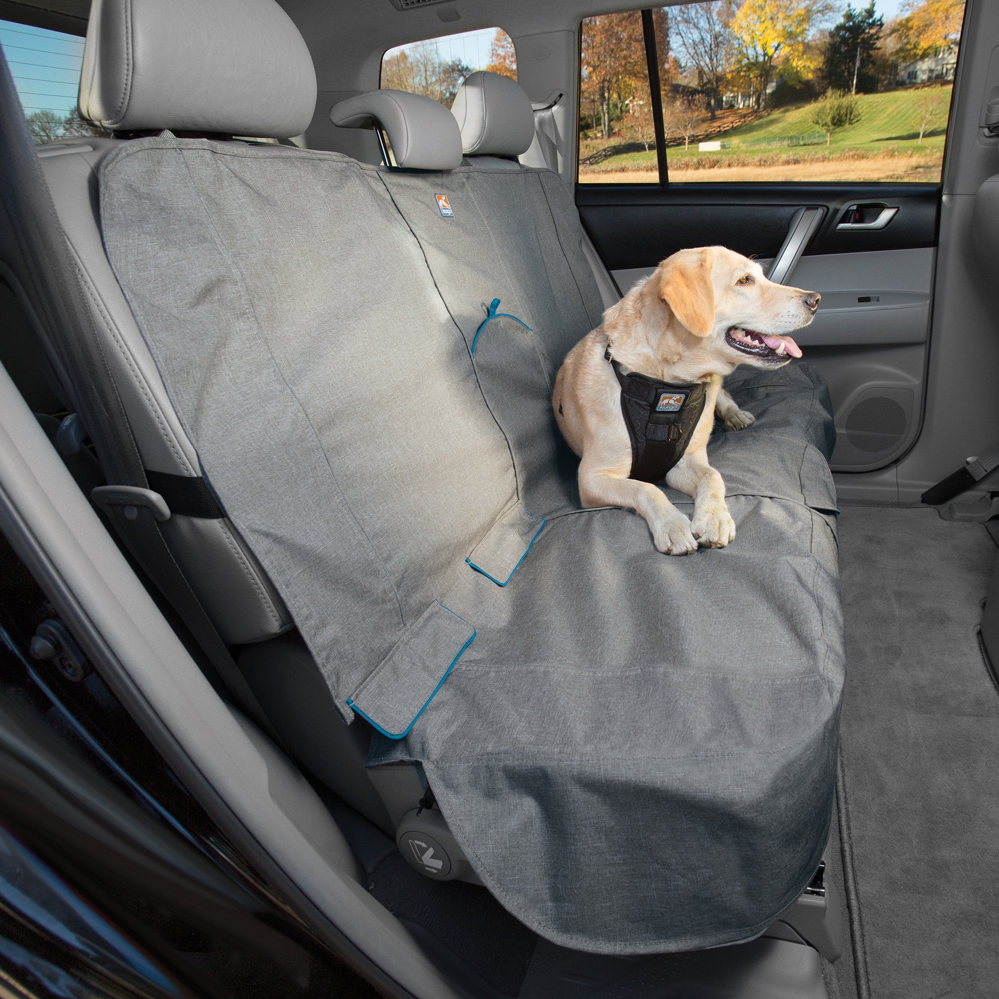 Heather Bench Seat Cover Charcoal