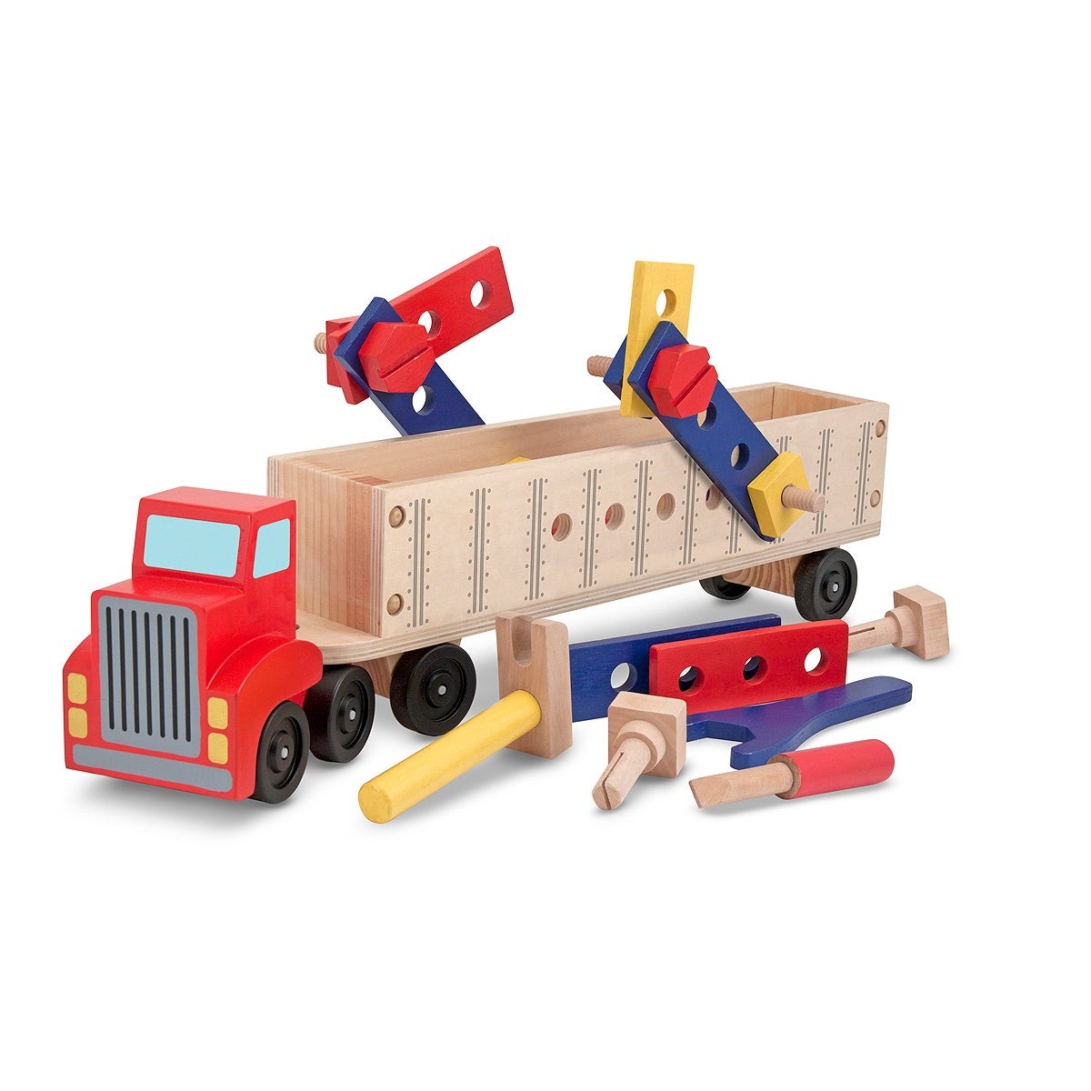 Big Rig Truck Wooden Building Set Ages 3+ Years