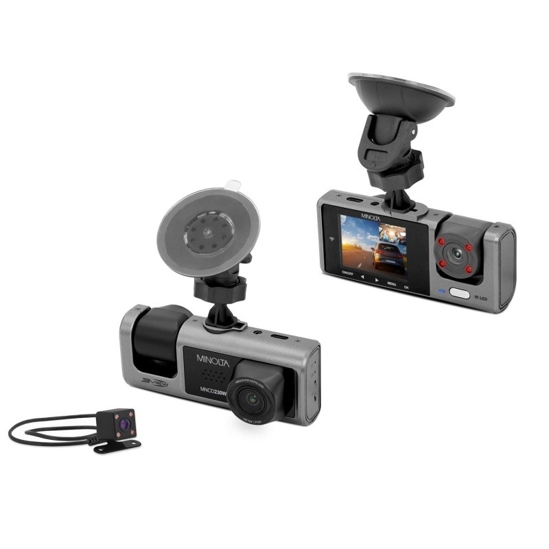 Full HD 3-Channel Dashcam Wifi
