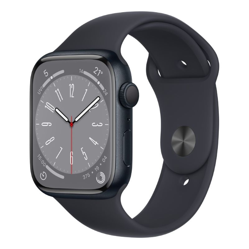 41MM - Series 8 (GPS) Watch with Aluminum case and Sport Band - (Midnight) - (Medium)(Large)