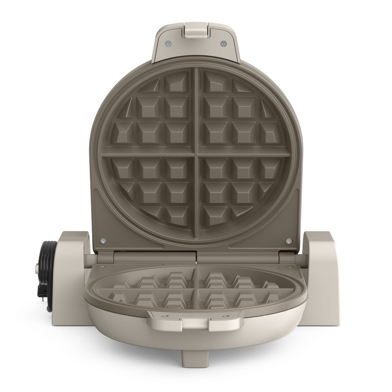 Flip-n-Store Ceramic Waffle Maker - (Oatmilk)