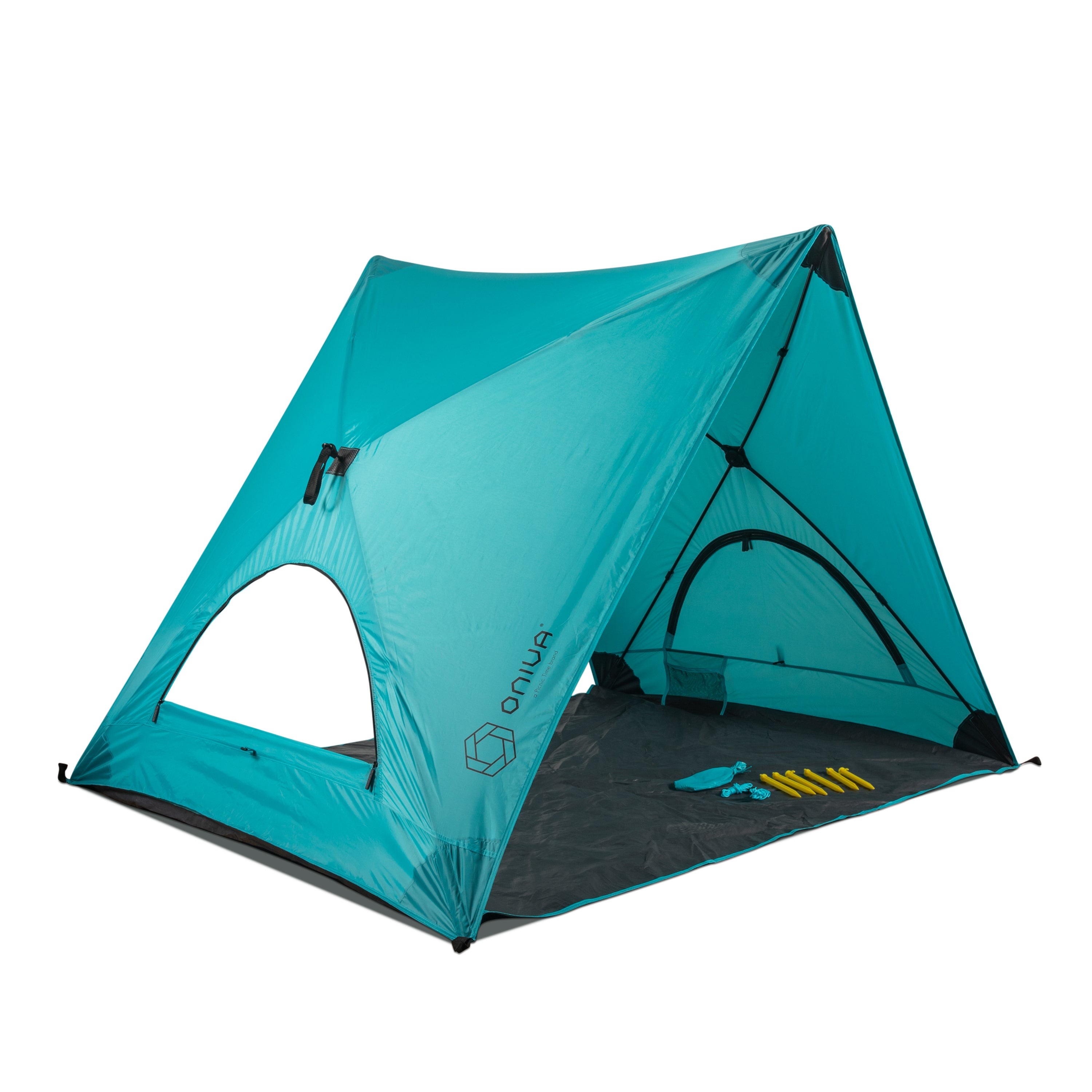 Pismo A-Frame Portable Beach Tent Aqua Blue