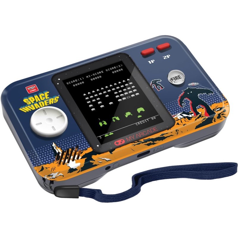 Pocket Player Pro Space Invaders Portable Gaming System