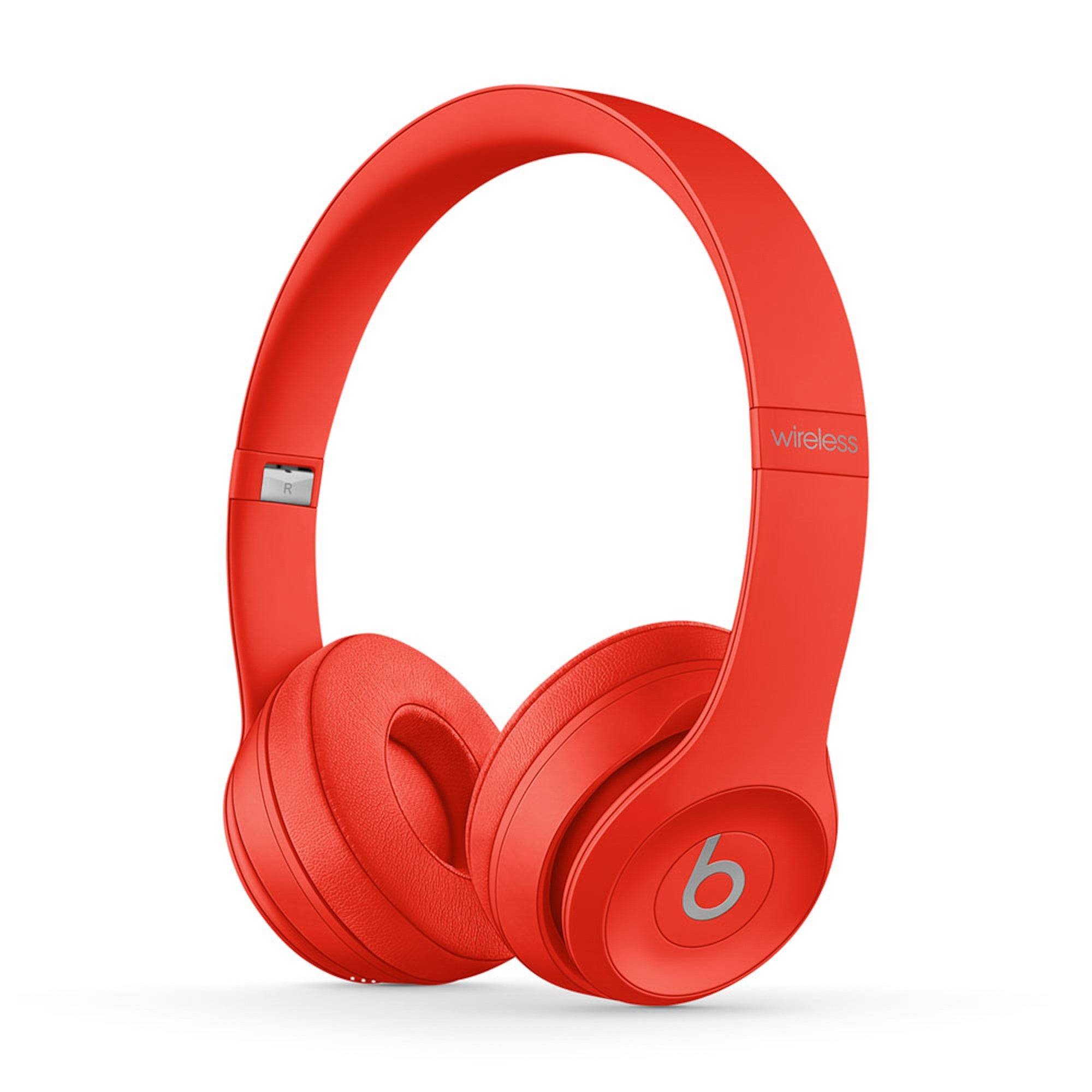 Solo3 Wireless On Ear Headphones Matte Citrus Red