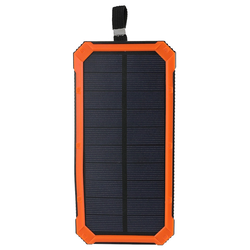 10000 Mah Solar Power Bank with Flashlight