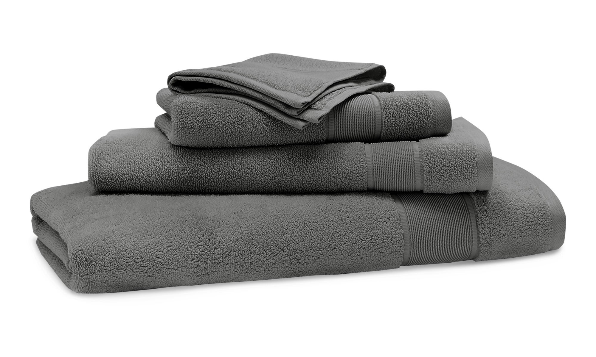 Sanders 12pc Towel Set Charcoal Gray