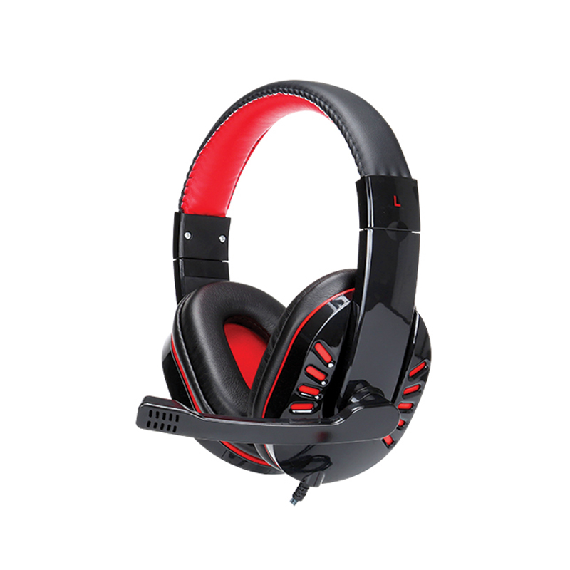 Stereo Gaming Headphones - (Black and Red)