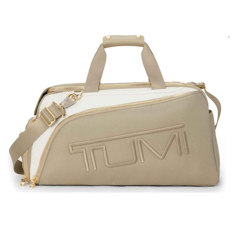 Tumi Alpha Golf Duffel - Off White/Tan