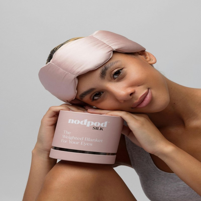 The Silk Weighted Blanket For Your Eyes - (Petal)