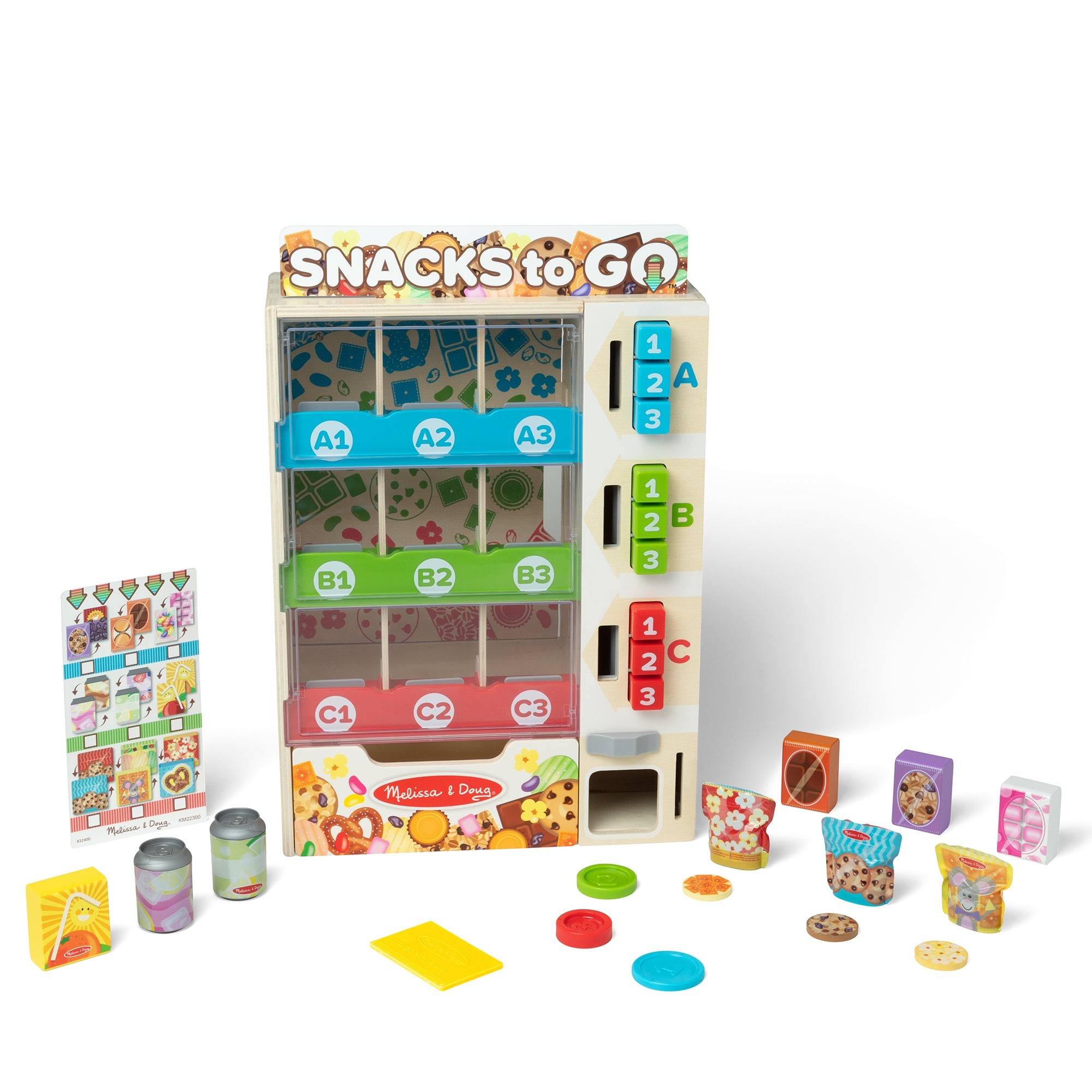 Sort Stock Select Wooden Vending Machine Play Set Ages 3+ Years