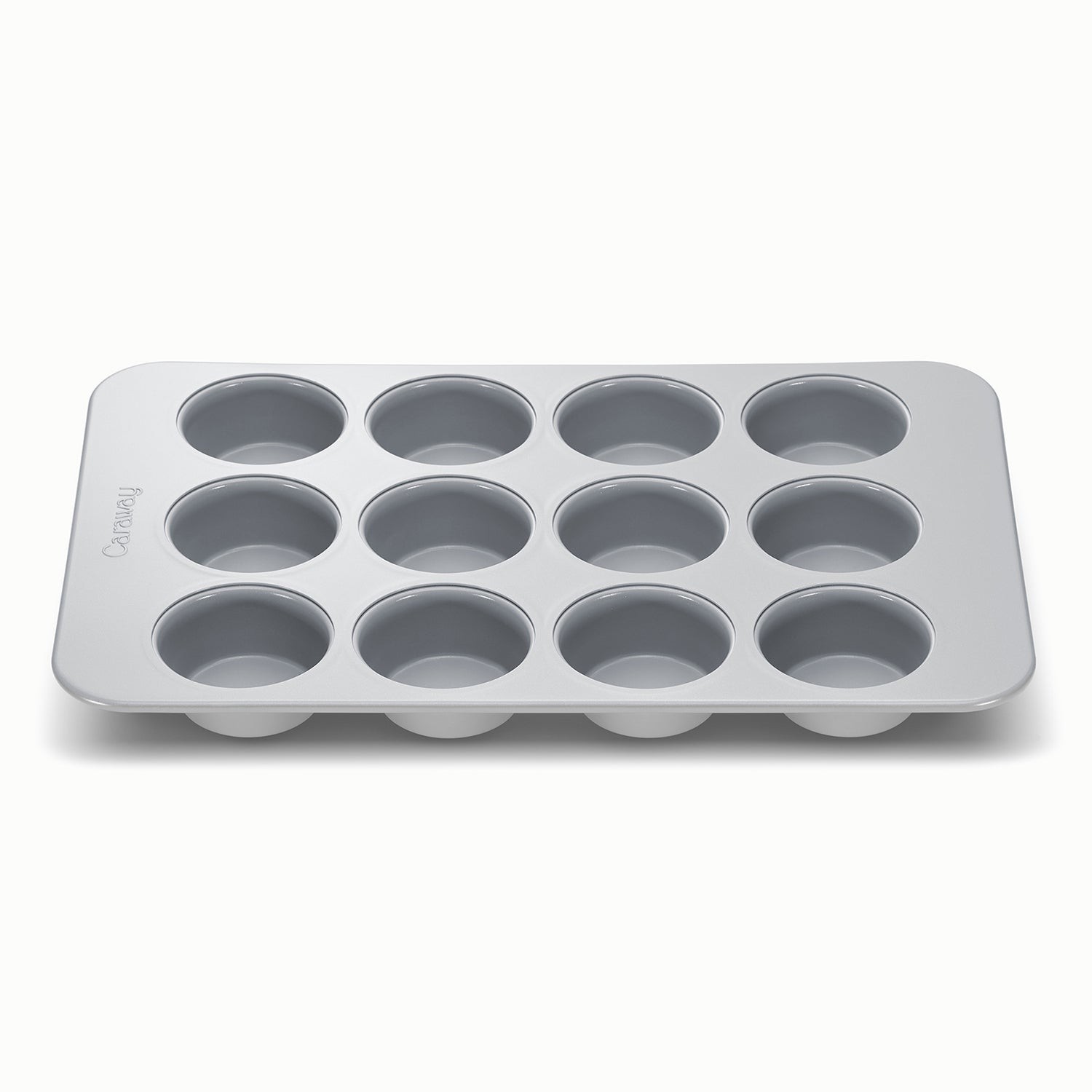12 Cup Nonstick Ceramic Muffin Pan Gray