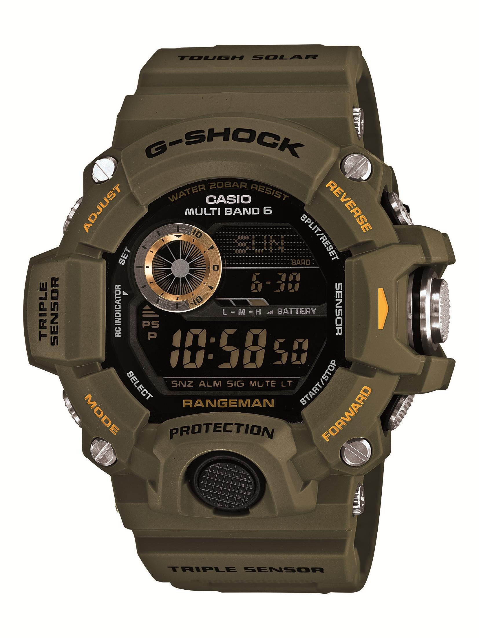 G-Shock Rangeman Triple Sensor Watch Green