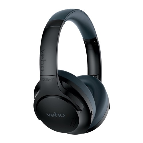 Veho ZB-7 Wireless Noise Canceling Headphones, Black