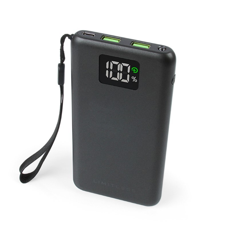 TotalBoost 10,000 mAh Power Bank with USB and Type-C Quick Charging