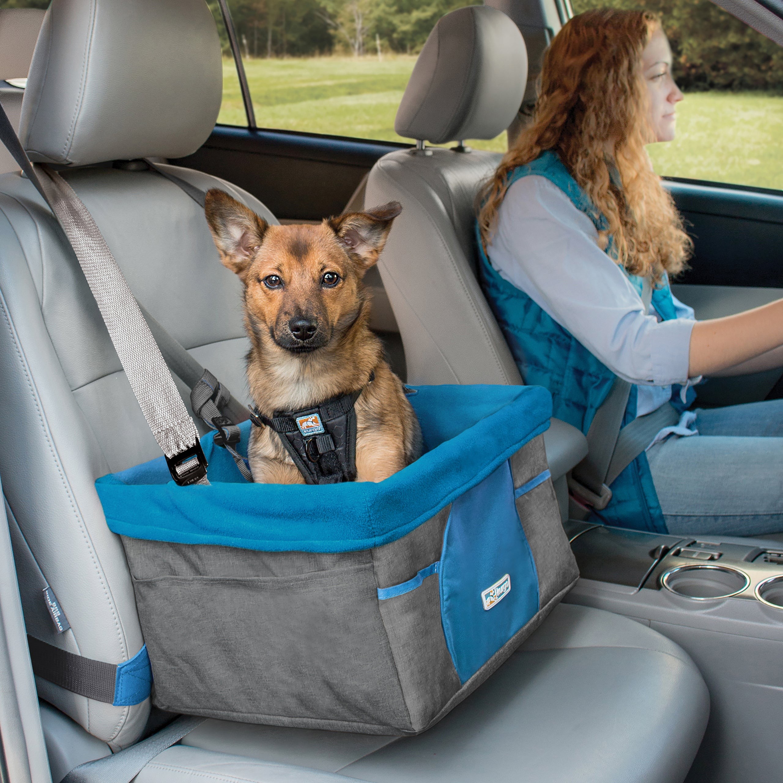 Heather Booster Seat For Dogs & Cats Charcoal
