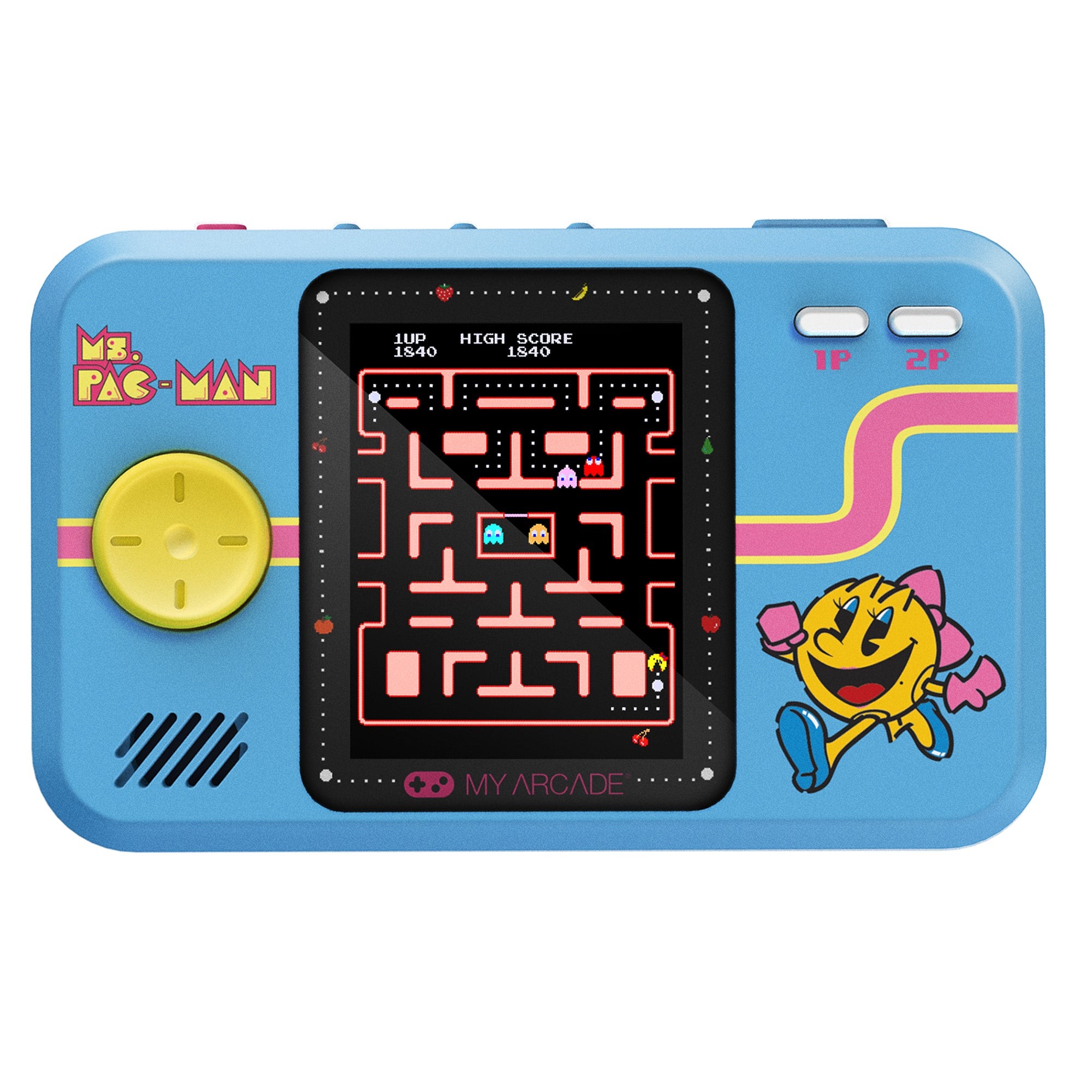 Ms. PAC-MAN Pocket Player Pro 5.4" Portable Gaming System